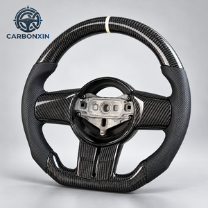 Volante de Fibra de Carbono Personalizado con Base Plana para Jeep Wrangler Jk jl Srt8 Wk1 Wk2 Grand Cherokee Kl Accesorios 2011-2017 - Product Image 3