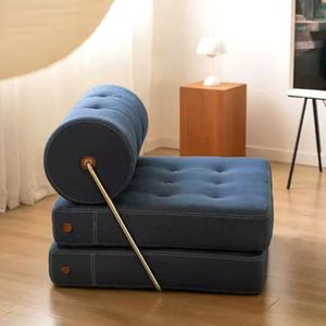 Divano Letto Moderno in Tessuto Ecologico Pieghevole con Design a L per Soggiorno e Hotel, Set Divano Multifunzione - Product Image 3