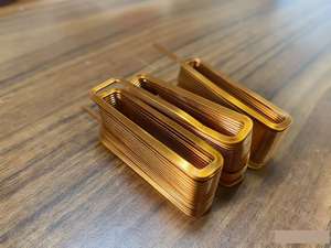 가열 및 다양한 인덕터/코일 응용을 위한 맞춤형 자체 접착 구리 에어 코일 권선 - Product Image 2