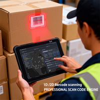 Pasokan Pabrik Tablet Tangguh Baru 10.1" Windows 10 Intel Octa Core I5 8500Y 8GB 256GB Outdoor OEM IP65 PC Industri