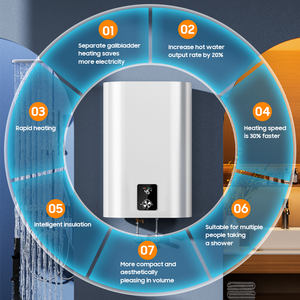 Pemanas Air Listrik Portabel Mini Tangki Batang Pancuran Geyser Elektrik 50l atau 50 Galon Pemanas Air Listrik Celup - Product Image 5