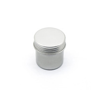 Cylindre personnalisé en aluminium de 45 ml avec couvercle à vis pour parfum solide, capsules de café, poudre, encens, cils, bonbons, épices, cosmétiques