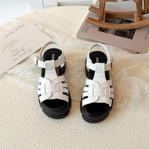 <span class=keywords><strong>Sandales</strong></span> romaines pour filles et garçons, nouvelle collection été 2026, style coréen, chaussures tissées princesse pour enfants - Product Image 2