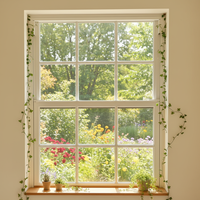 Ventana Corredera Vertical de Aleación de Aluminio Impermeable con Color Personalizado, Kit de Herrajes, para Renovación de Cocina, Hogar y Hotel, Resistente al Viento