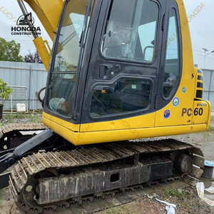 Excavatrice PC60-7 d'occasion KOMATSU mini pelleteuse 6 tonnes avec noyau de pompe hydraulique d'origine composant moteur vente d'occasion - Product Image 5