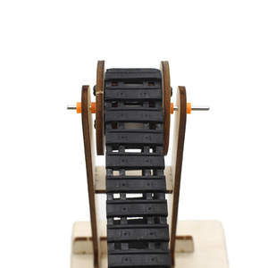 Kit de Juguete Educativo Manual de Bricolaje con Pista de Madera para Niños, Modelo de Ingeniería Científica, Set de Juego de Ensamblaje - Product Image 1
