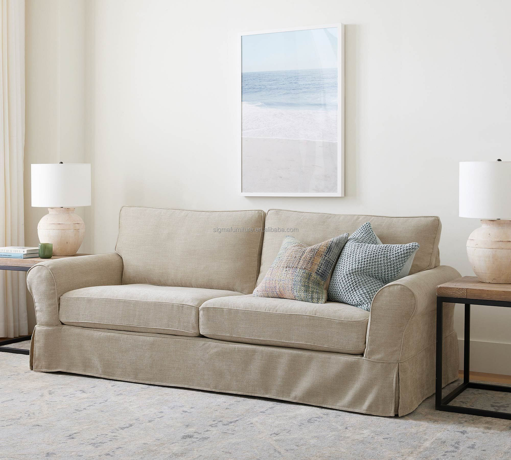 Fashion modern comfort roll arm love seat sofa recliners slipcovers wingback chair lounge chaise