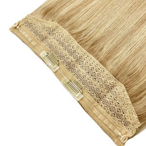 Extensions à clips LR Easy Locks en cheveux humains Remy européens doublement étirés, avec fil de pêche invisible de haute qualité, 100g, non traités chimiquement - Product Image 1