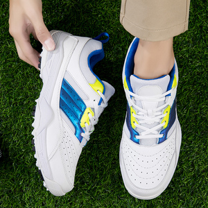 Nuevo hyperflex al por mayor de alta calidad <span class=keywords><strong>zapatos</strong></span> de cricket deportes hombres entrenador <span class=keywords><strong>zapatos</strong></span> de <span class=keywords><strong>golf</strong></span> Spike menos cuero blanco precios bajos 47 - Product Image 6