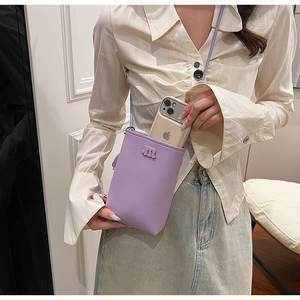 Nouvelle arrivée Bolsa Senhora sacs de téléphone portable femmes Texture mode bandoulière sacs à monnaie Mini femmes épaule poche petits sacs - Product Image 3