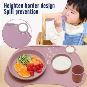 Tapis de table en silicone imprimés sur mesure, style classique, résistants à la chaleur, antiadhésifs, tapis de table pour bébé - Product Image 2