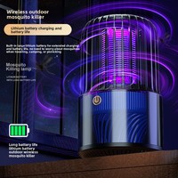 Lampe anti-moustiques électrique à brancher, piège à lumière UV d'intérieur, appareil anti-insectes silencieux pour la maison