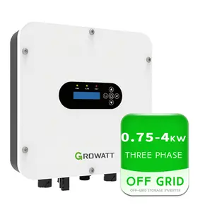 Growat SPI Inverter pompa tenaga surya, Inverter daya tunggal dan tiga fase 750W 1500W 2200W 4000W