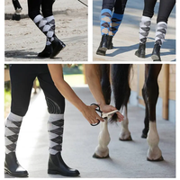 Chaussettes d'équitation respirantes haute performance avec logo personnalisé, unisexes, hauteur genou