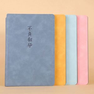 Custom Student <b>A5</b> Leather & Paper Loose-Leaf Printed Whiteboard Dry Erase Notebook Sewing Binding Portable Erasable <b>Folder</b> Gift - Product Image 1