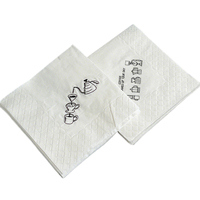 Serviette Jetable Douce 2 Plis Épaisse Personnalisée avec Logo pour Dîner, Restaurant et Cocktail