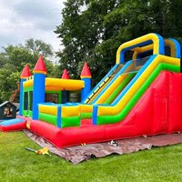 Châteaux gonflables pour fêtes en plein air, châteaux gonflables commerciaux, châteaux gonflables pour enfants avec toboggan