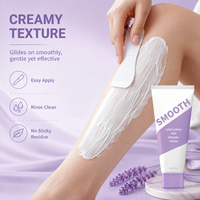 Crème dépilatoire à base de plantes OEM ODM 100g, parfum naturel, douce, indolore, action rapide pour les jambes et le corps des femmes