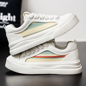 Nouvelles baskets respirantes en maille 2026 – Chaussures de sport décontractées et stylées pour jeunes – Chaussures de marche robustes et tendance pour hommes - Product Image 1