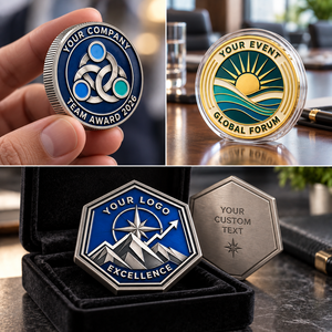 Monedas de Metal Personalizadas para Eventos Corporativos, Premios de Equipo, Monedas de Desafío en Plata, Oro y Bronce, Fabricante OEM ODM - Product Image 2