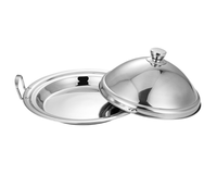 Tajine marocain avec poignées et couvercle en acier inoxydable, ensemble de casseroles de cuisson, ustensiles de cuisine, Tajine Maroc, marmites à soupe et à bouillon