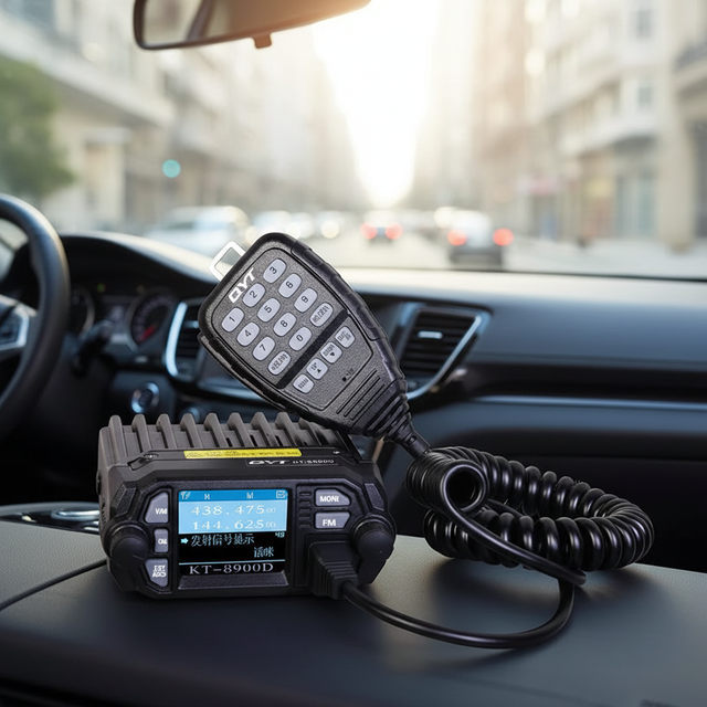 For CY-8900MINI 2 Way Transceiver UHF400 470 Mhz VHF 136-174Mhz Dual Band Dual Display Long Range Vehicle Mounted CB Radio