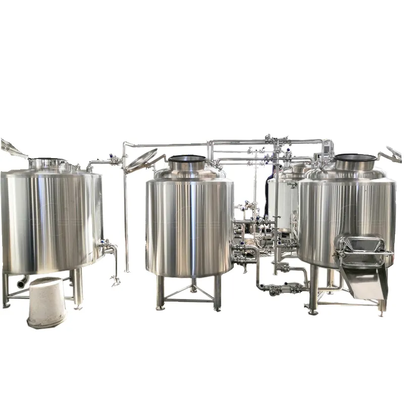 Mash tun 250l bira mayalama ekipmanı ceketli depolama tankı 500l bira ekipmanı 250l brewhouse