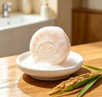 Sabun Susu Kambing Thailand Asli JAM, Sabun Susu Beras, Sabun Herbal Pencerah, Sabun Batang Padat Pengontrol Minyak Pemutih Alami