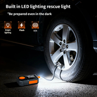 Compresseur d'Air Portable pour Voiture 150psi, Gonfleur de Pneus Électrique 22L/min, Pompe à Ballon et Pneus