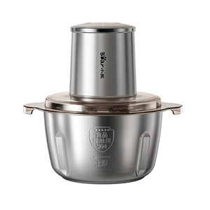 Picadora de alimentos eléctrica Little Bear de 1.8L, de acero inoxidable, automática, para uso doméstico. - Product Image 2
