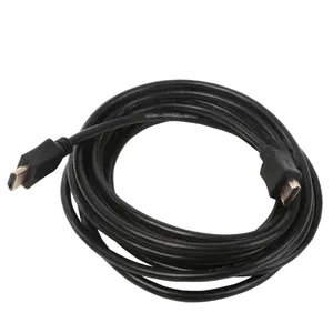 Cable HDMI de 5 m negro, velocidad, compatible con 4K, audio y video; ideal para conectar dispositivos a pantallas y proyectores. - Product Image 1