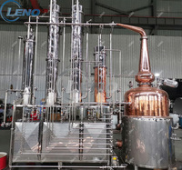 Leno stiler alemic Whisky Gin Vodka Distillation chaudière cuivre encore Reflux colonne Distillation liqueur équipement de Distillation