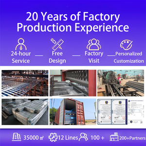 Clôture 3D Courbe en Acier Thermolaqué, Durable, pour Villas et Terrains Sportifs, Tailles Personnalisées Disponibles, Vente Directe Usine, Certifiée CE ISO - Product Image 4