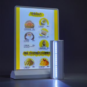 A4 A5 tùy chỉnh bảng đứng có thể sạc lại nhà hàng Bảng <span class=keywords><strong>menu</strong></span> quảng cáo dẫn hộp Đèn Bảng lật đôi <span class=keywords><strong>menu</strong></span> bên cho cửa hàng thanh - Product Image 6