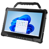 Tablet Tangguh 14 Inci Windows 11 IP65 5G Wi-Fi Pemindai Barcode NFC Sidik Jari 32GB+256GB Intel Ultra 7 Tablet Industri OEM