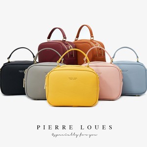 Bolso de Hombro para Mujer Pierre Loues, Horizontal, Cuadrado, con Cierre, Gran Capacidad, para Uso Diario, Gris, Azul Claro, Verde, con Logotipo - Product Image 4