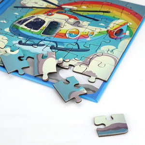 Véhicule éducatif personnalisé 3 en 1, jouets d'apprentissage <span class=keywords><strong>dinosaure</strong></span>, <span class=keywords><strong>livre</strong></span> de puzzle magnétique animal pour enfants - Product Image 5