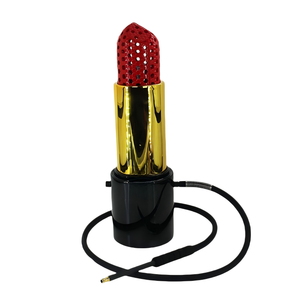 Hochwertiges Maßgefertigtes Luxus-Glas-Shisha-Set Roter Lippenstift Roségold-Shisha Großhandel Neue Anpassung <span class=keywords><strong>High</strong></span>-Tech-Lackierung - Product Image 3