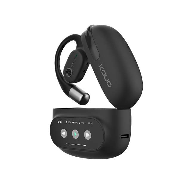 Wireless Sports Headphones AI Translation 144 Languages IPX5 Waterproof LED Touch Control for 5.4 for Running Traveling