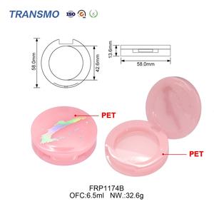 Envase de Rubor en Crema Rosa PET Vacío, Logotipo Personalizado, Envase de Rubor de 6.5g, Mini Envase de Rubor PET - Product Image 2