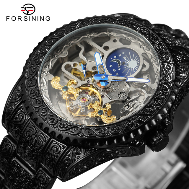2024 Hot Selling Men Automatic Luxury Watches Skeleton Wristwatch