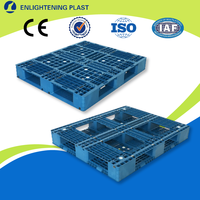 Palettes en plastique pour ciment en vrac 1100x1000mm, robustes, pour matériaux de construction