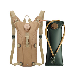 Zaino per Ciclismo e Sport all'Aperto con Sacca d'<span class=keywords><strong>Acqua</strong></span>, in Oxford Ecologico, Leggero, per Escursionismo e Arrampicata, Grande Capacità 3L, Doppio Scomparto - Product Image 1