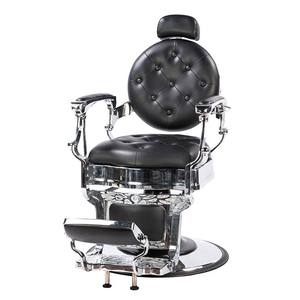 Sillón de Barbería Clásico Negro Antiguo para Hombre, Muebles de Salón Vintage, Silla de Peluquería de Lujo al por Mayor para Barbería - Product Image 4