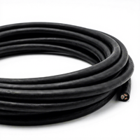PRIMEPRO Hochleistungs-Tauchpumpenkabel 3-adrig Flach/Rund Flexibles Gummikabel für Tiefbrunnen & Bewässerungssysteme 600V IP68