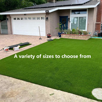 Césped Artificial de Jardín al por Mayor de 20 mm, 42 mm, 46 mm, Césped Sintético Barato en Rollo, Personalización de Césped Ornamental para Exteriores