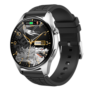 HK05ฮีโร่ BT นาฬิกาสมาร์ทวอทช์โลหะผสมหน้าจอสัมผัส1.75นิ้ว IP68 AMOLED นาฬิกาปลุกแอปควบคุมด้วยแม่เหล็กซิลิกาเจล SDK - Product Image 6