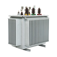 Transformador de distribución sumergido en aceite trifásico, aceite de transformador usado para subestación eléctrica, transformador de 110 a 220