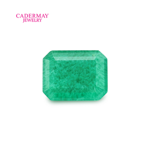 Кадермей, Выращенный в лаборатории изумрудно-кремовый корпус с водяным подогревом, девять цветов, ямбийский лабораторный восьмиугольный Ограненный зеленый драгоценный камень - Product Image 4