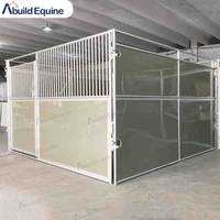 Abri portable économique pour chevaux d'extérieur en Australie – Écuries temporaires simples pour chevaux